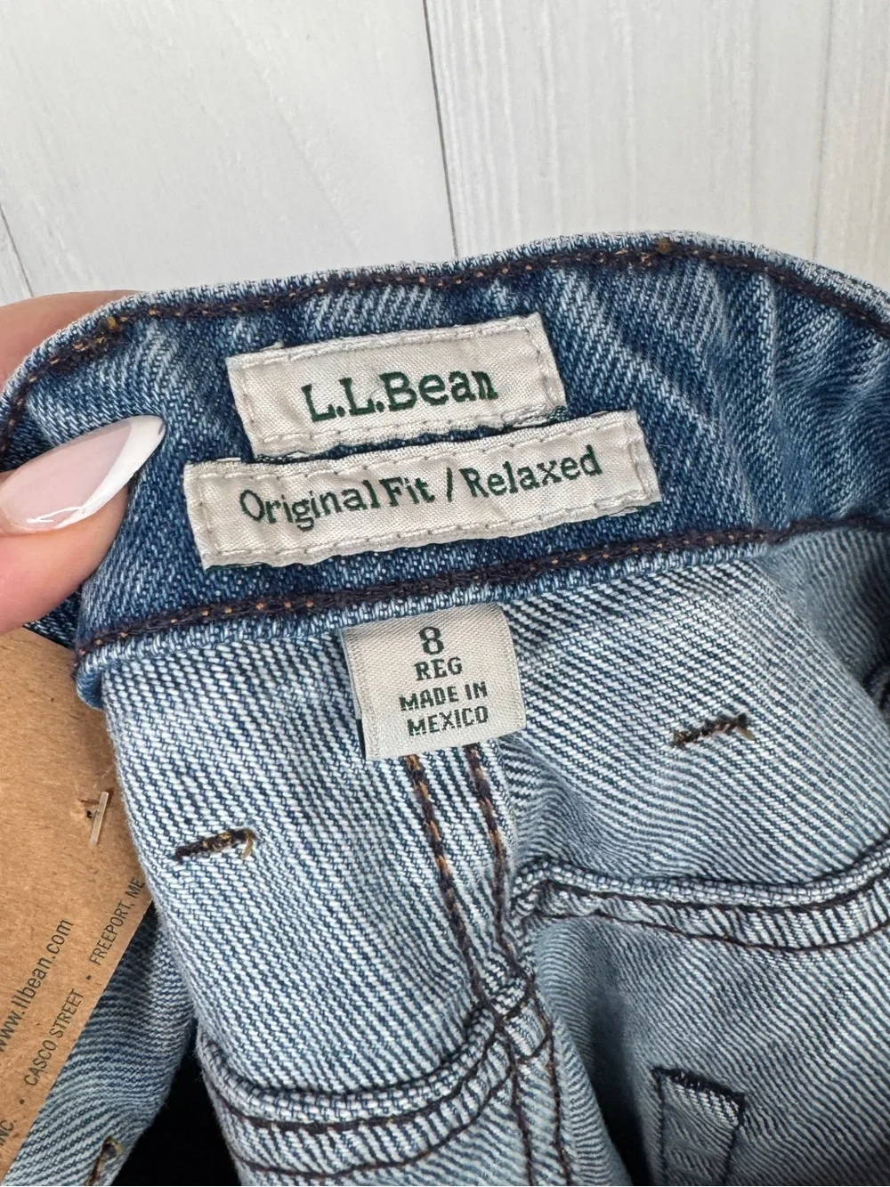 L.L. Bean Women's Original Fit/Relaxed High-Rise Comfort Waist Tapered Leg